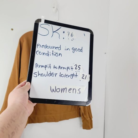 Vuori Women's Mustard Sunnyside Long Sleeve Casual Pullover Hoodie Size XS - Picture 7 of 7